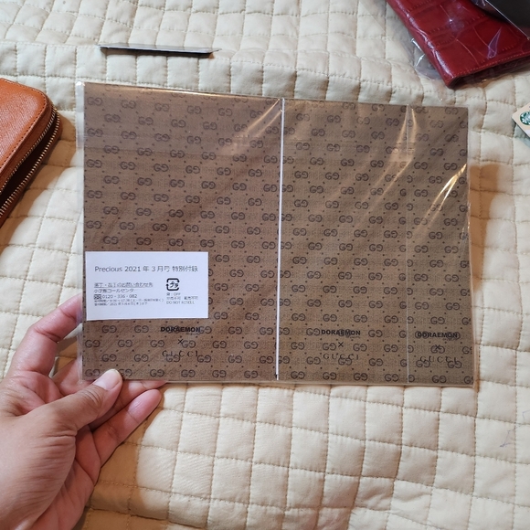 Doraemon x GUCCI memo pad special letter paper 3-piece set/Ziplock/mini envelope - Picture 7 of 14